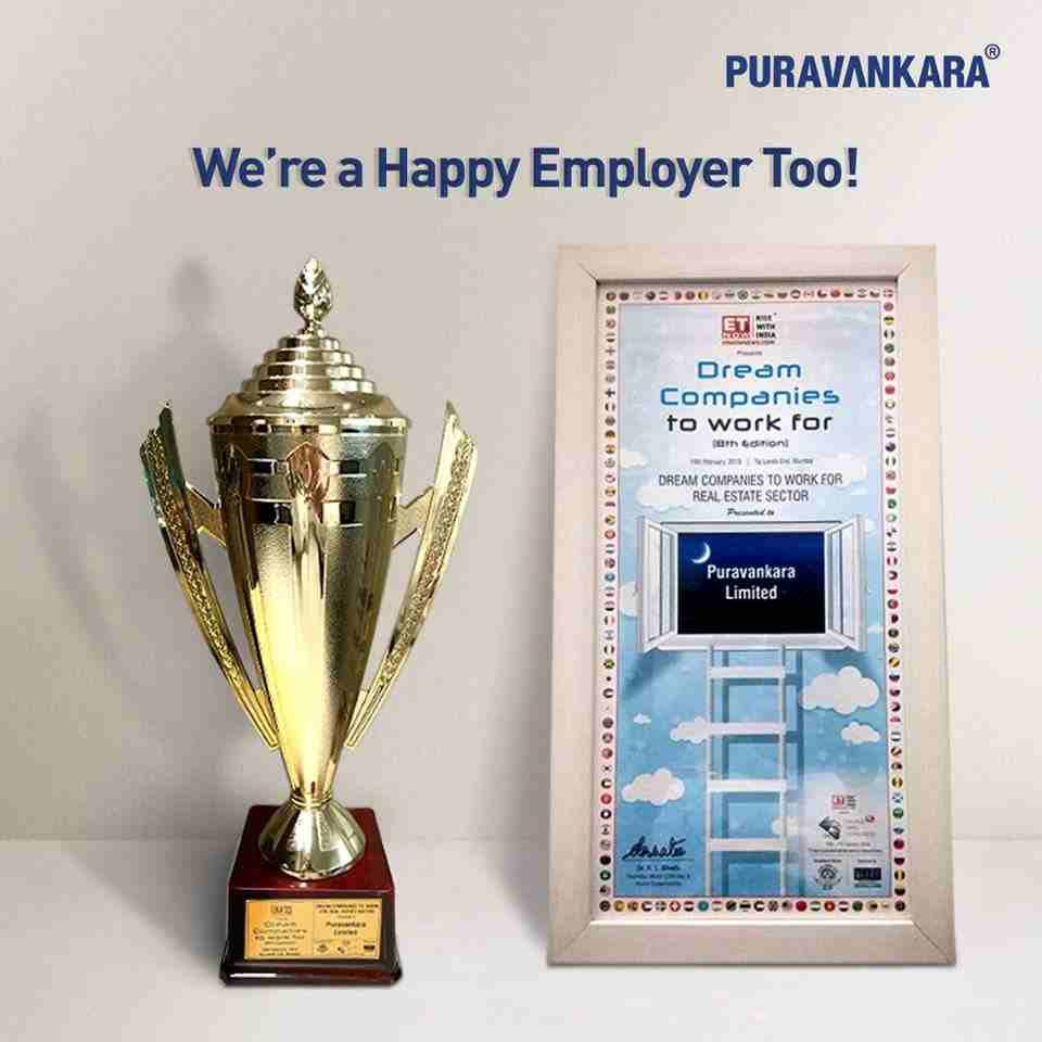 Puravankara awarded Dream Companies to Work For 2019 Update